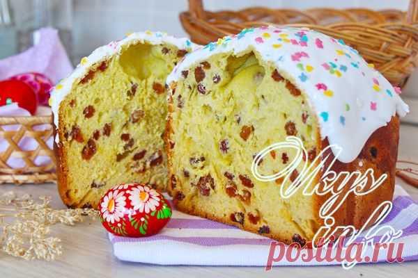 Простой и вкусный кулич в хлебопечке