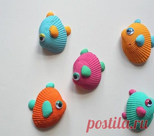 Поделки из ракушек