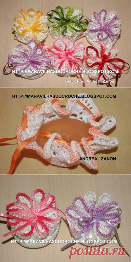 Вяжем крючком ароматное САШЕ.