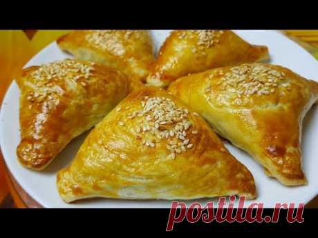 Самса с бараниной, цыганка готовит. Gipsy cuisine.
