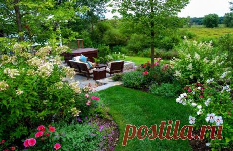 Обустройство двора основные варианты для частного дома 130 фото Портал о ландшафтном дизайне - обзор лучших дизайнерских идей и секретов по уходу за садом и дачей