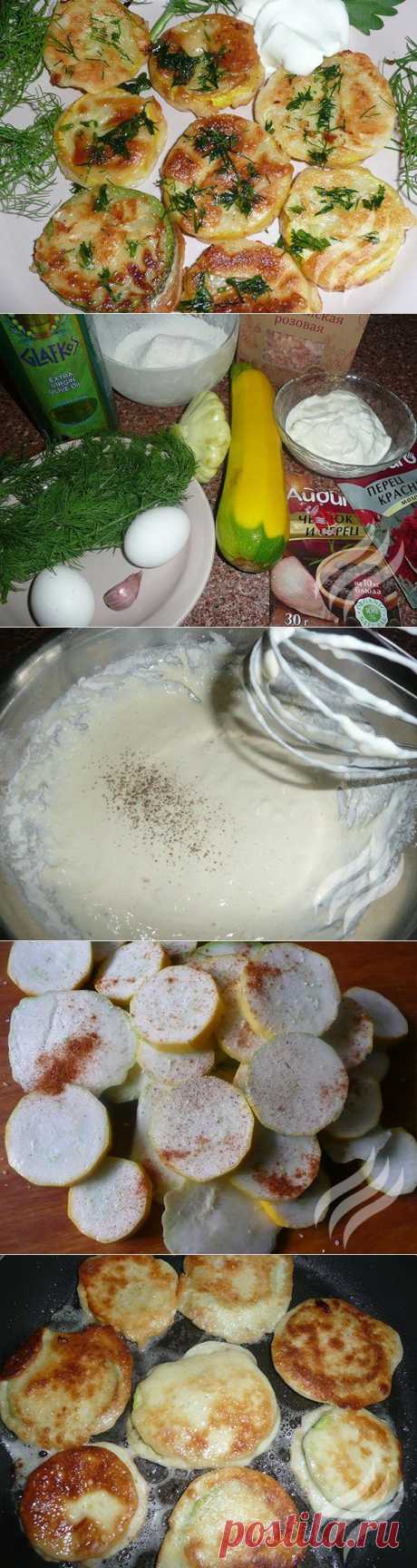 Кабачки в чесночном кляре