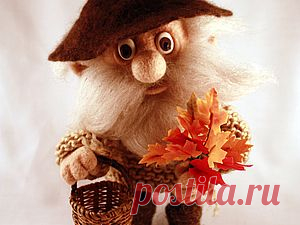 Войлочная кукла на каркасе