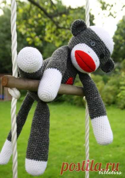 Amigurumi Sock-monkey – free pattern | lilleliis