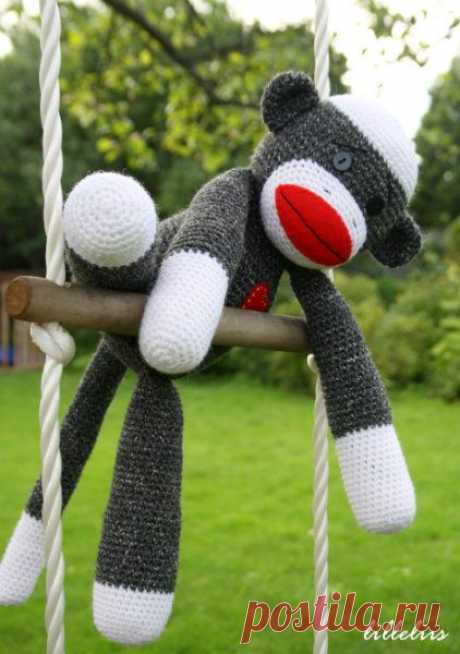 Amigurumi Sock-monkey – free pattern | lilleliis