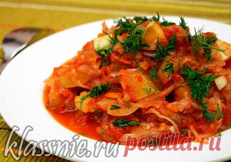 Овощное рагу с капустой и картофелем | Классные вегетарианские рецепты