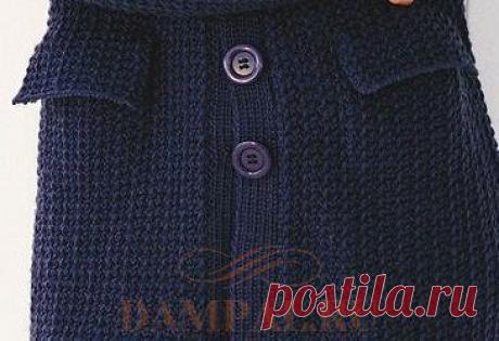 ДЛИННЫЙ ЖАКЕТ С КАРМАНАМИ ОТ ДИЗАЙНЕРА PAT MENCHINI СПИЦАМИ. НОВИНКА ИЗ ЖУРНАЛА “KNITTING & CROCHET”

Длинный жакет с карманами и рукавом «реглан» связан простым рисунком.  

Размеры:

Окружность груди – 81 (86, 91, 97, 102, 107) см,

Окружность груди готового изделия – 92 (98, 104, 110, 116, 122.5) см,

Длина по боковому шву – 51 см,

Длина по спинке – 71 (73, 75, 77, 78, 80) см,

Длина рукава по шву – 44 (44, 44, 44, 46, 46) см.

Необходимые материалы:

Пряжа Rico Design...