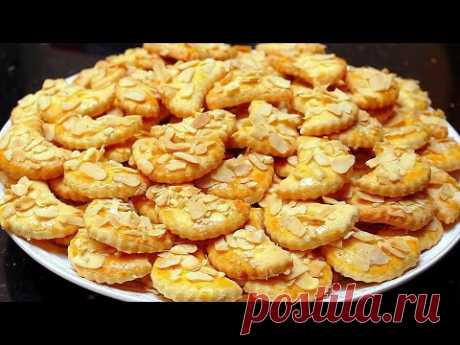 حلويات العيد اقتصادية بدون زبدة وبدون مجهود كمية وفيرة والشكل والمذاق كيف بغى خاطرك جربيها بدون تردد