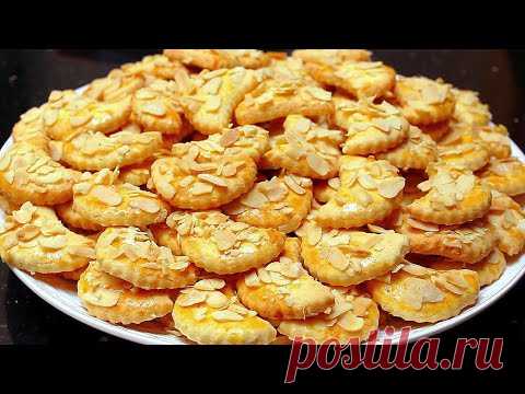 حلويات العيد اقتصادية بدون زبدة وبدون مجهود كمية وفيرة والشكل والمذاق كيف بغى خاطرك جربيها بدون تردد