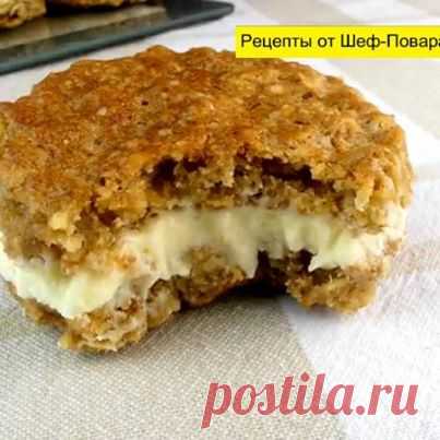Печенье с овсяными хлопьями!