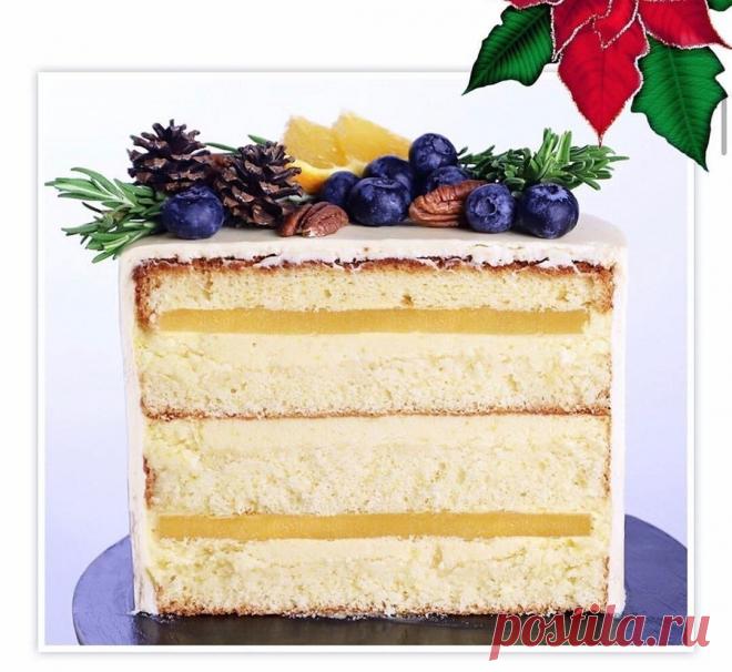 Рецепт апельсинового торта.