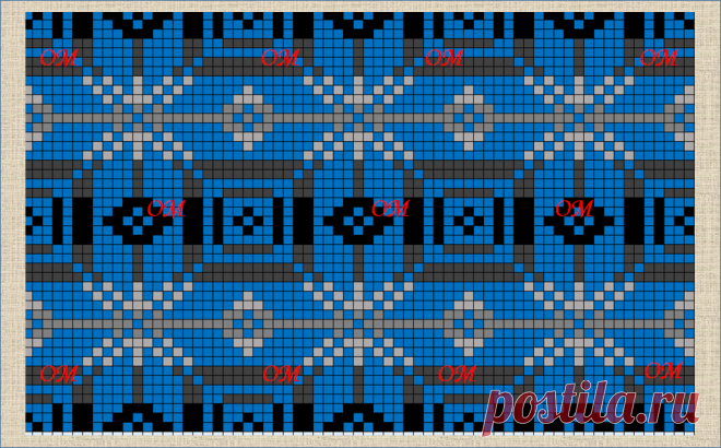 21 жаккардовая схема в стиле норвежских узоров | ЖАККАРДос | Яндекс Дзен