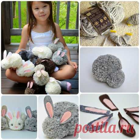 Как сделать Pom-pom Bunny