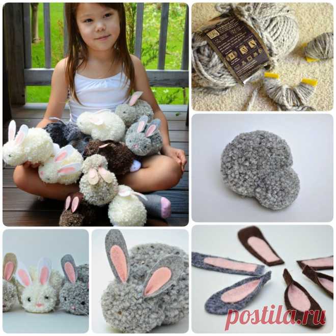 Как сделать Pom-pom Bunny