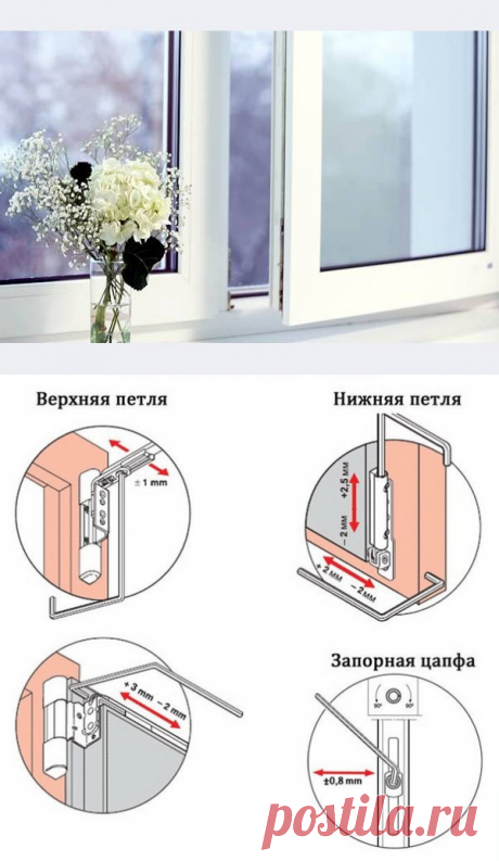 Регулировка пластиковых окон.