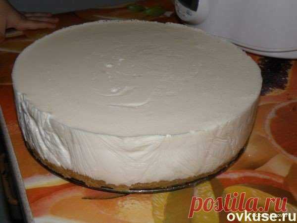 Желейный тортик из киви и сметаны без выпечки - Простые рецепты Овкусе.ру