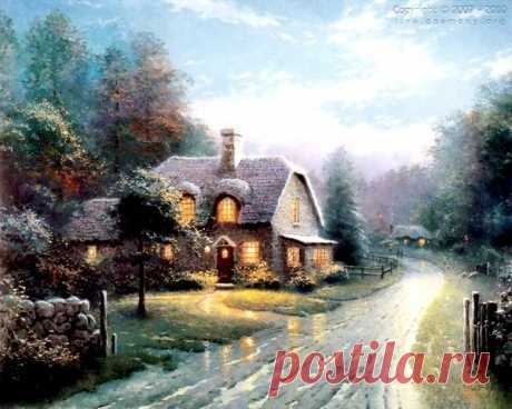 живопись Thomas Kinkade - 69 фото. Фотографии Валентин Иванов.