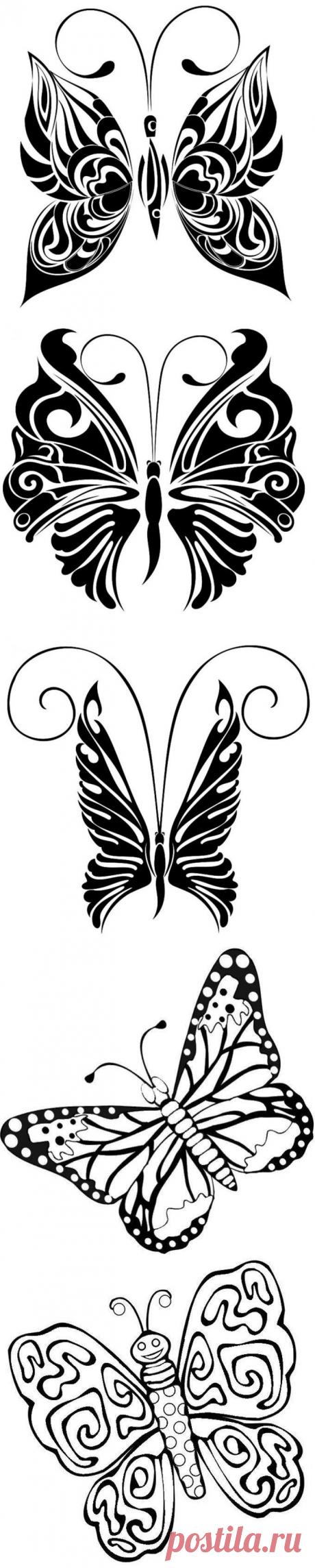 Трафареты. Шикарные большие бабочки!!! | ЖЕНСКИЙ МИР
