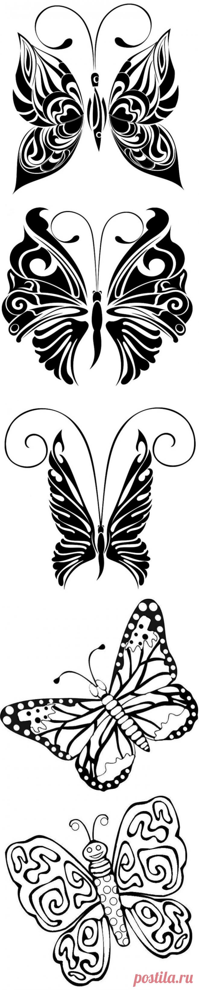 Трафареты. Шикарные большие бабочки!!! | ЖЕНСКИЙ МИР