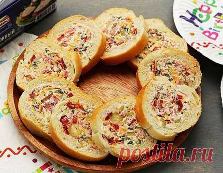 Багет с начинкой — Мой садочек