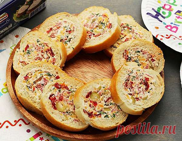 Багет с начинкой — Мой садочек
