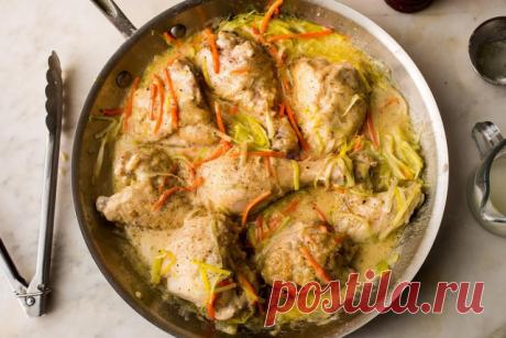 Фрикасе из курицы с овощами рецепт с фото - 1000.menu