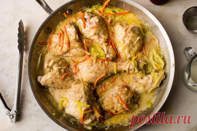 Фрикасе из курицы с овощами рецепт с фото - 1000.menu