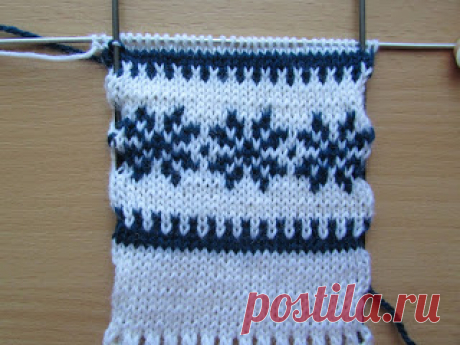 tru-knitting: Вяжем жаккард. Маленькие секреты.