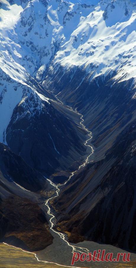 Southern Alps, New Zealand. | Pinterest