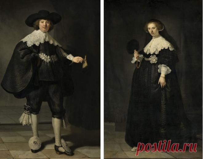 Рембрандт Харменс. ван Рейн: Портрет Мартен Сулманс и Опиен Коппит (1634 г.)