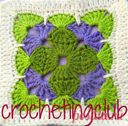 crochetingclub: Jan Eaton: триколор кв. crochetingclub оригинальная версия