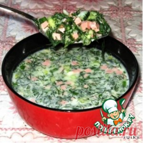 Окрошка на сыворотке