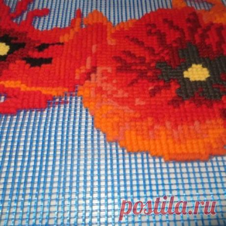 Как уменьшить затраты на материалы в вышивке — строительная сетка вместо канвы