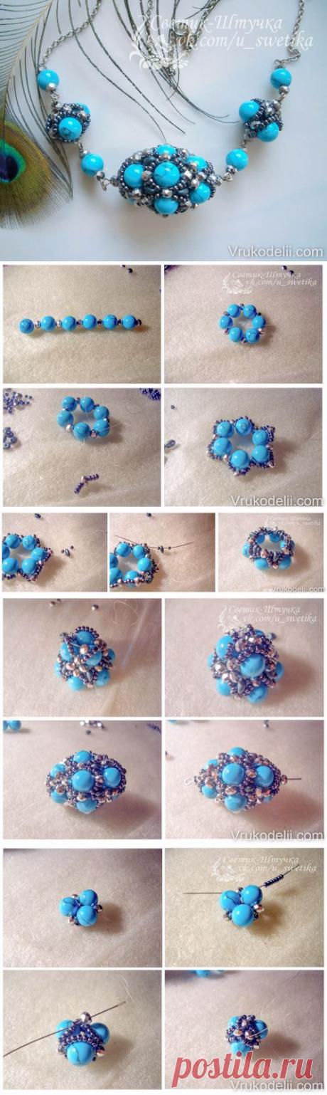 Бусины "Барокко" / Бисероплетение / В рукоделии