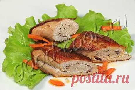 Хорошая кухня - куриные рулетики, запечённые под беконом. Кулинарная книга рецептов. Салаты, выпечка.
