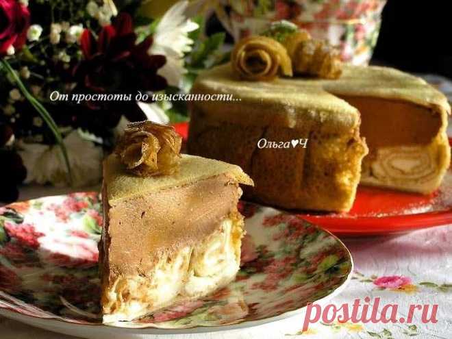 Блинный торт Лимонно-шоколадный блюз. Рецепт c фото от Ольга♥Ч 18 февраля 2015 на koolinar.ru