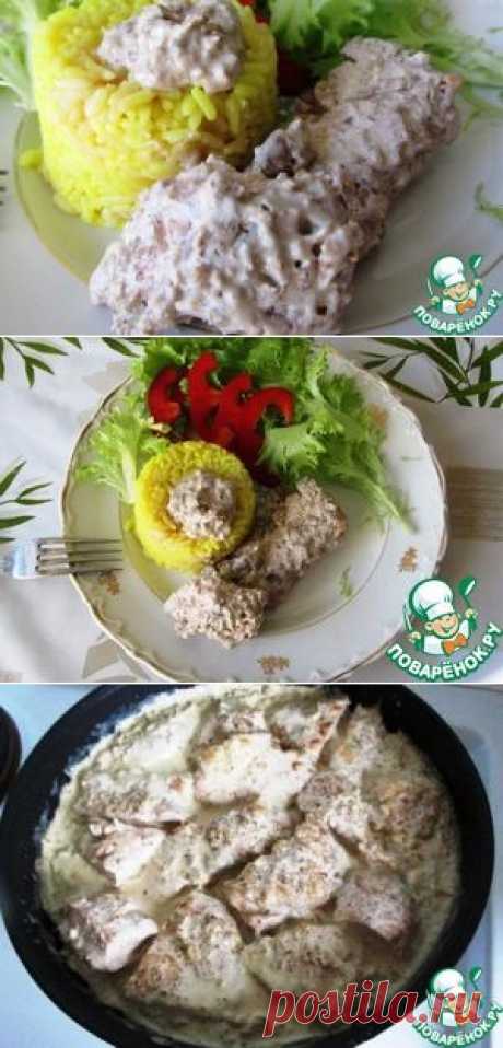 &quot;А-ля чкмерули&quot; из куриной грудки - кулинарный рецепт