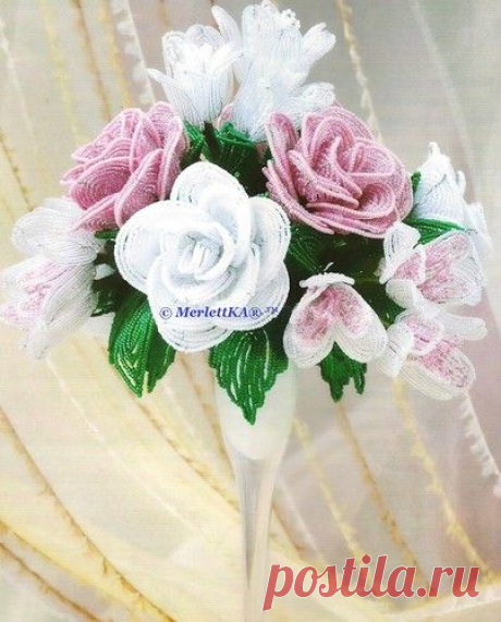 Бисер - техника низания дугами