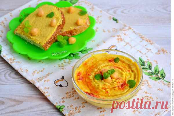 Хумус — пюре из нута (турецкого гороха) — Домашняя кулинария