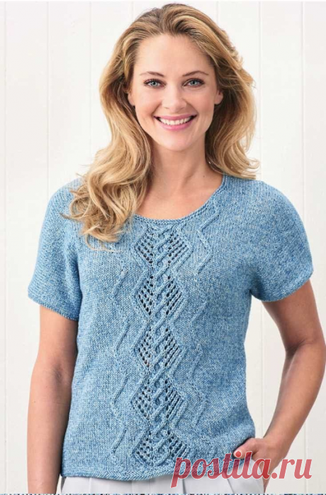 Вязаная тенниска DenimCable | ДОМОСЕДКА