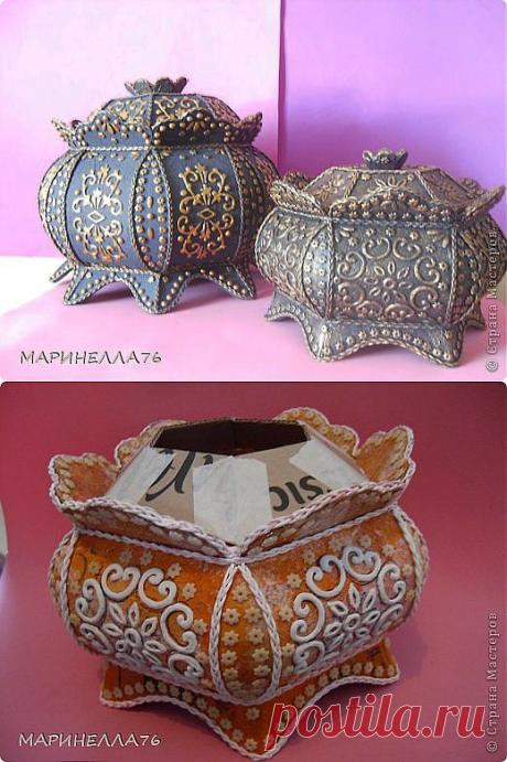 "Ларцы" из картона | СВОИМИ РУКАМИ