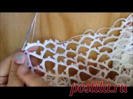 En este video les muestro el punto que utilicé para hacer la red de la falda de mi vestido. Pueden encontrar las indicaciones en el libro DMC library disponi...