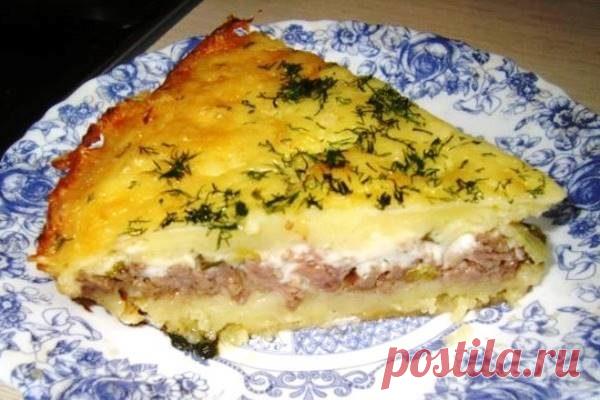 Картофельная запеканка с фаршем в духовке — рецепт с фото