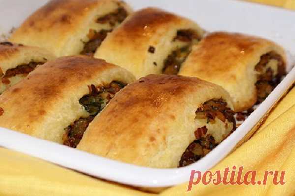 Картофельные рулеты со шкварками — Сад Заготовка