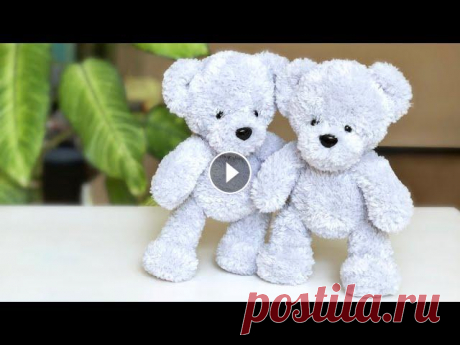 Мишка крючком из пряжи YarnArt Mink. Подробный МК. Часть 1 Мой Инстаграм @medintseva_toys Кто хочет поблагодарить автора - карта Приватбанка 4731219616168880 Часть 1 Часть 2 Часть 3...