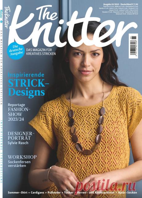 Популярный журнал Вязание спицами №65 2023 Germany