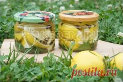 Маринованные лимоны с листьями смородины - Рецепты. Заготовки. Маринование