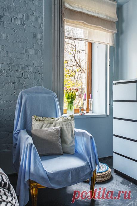 Как дизайнер оформила крошечную квартиру для себя. Градус креатива зашкаливает😏 Убедитесь сами! | INMYROOM.RU | Яндекс Дзен