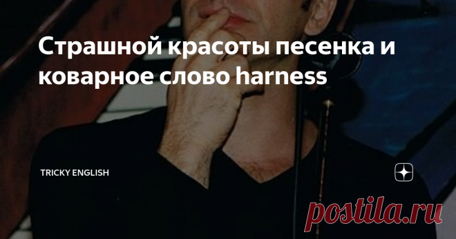 Страшной красоты песенка и коварное слово harness Одна из самых недооценённых песен из одного из самых меланхоличных и недооценённых альбомов Стинга звучит как старинная матросская, но не из тех, которые поют хором…