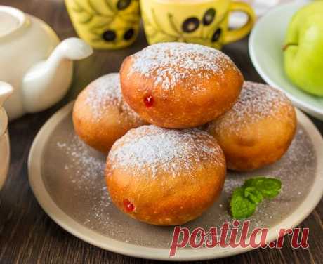 Берлинеры - Пошаговый рецепт с фото | Выпечка | Вкусный блог - рецепты под настроение